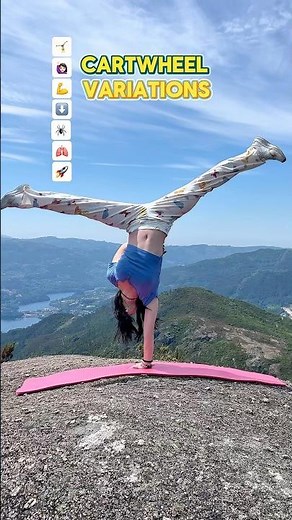 Cartwheel Variations: From Basic to Advanced! How Many Can You Do?🤸‍♀️🔥
