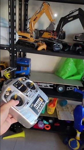 RC Excavator & Construction Toys: Realistic Digging & Building in Action! | The Power RC.#shorts #RC