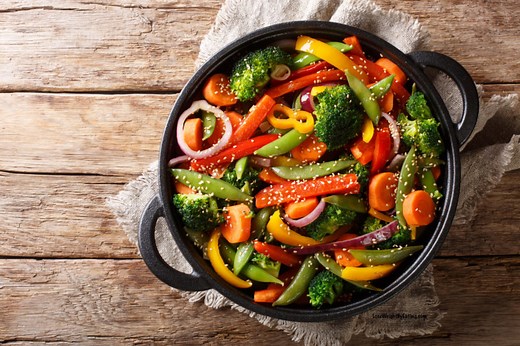 Low Calorie Vegetable Stir Fry - Lose Weight By Eating