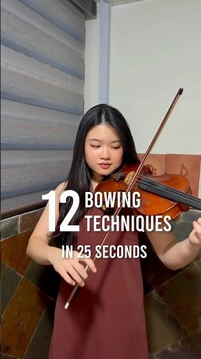 12 Violin Bowing Techniques!! #shorts