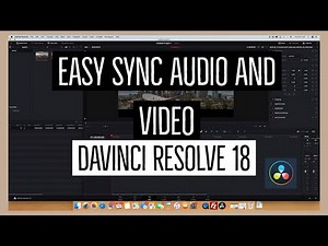 Easy Sync Audio and Video files | DaVinci Resolve 18