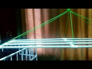 How to make clothes drying hanging rack