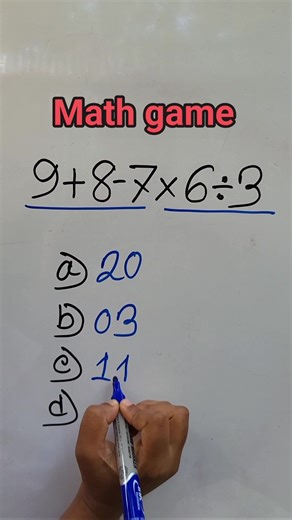 25K views · 123 reactions | Math game only For genius -673 #math #maths #mathpuzzle | Math Test 2.0 | Facebook