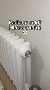 Step by step how to bleed a radiator! #diy #diyplumbing #plumbingtips #homemaintenance #shorts