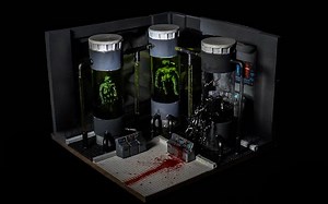 【场景模型——建造一个逃出外星人实验室 立体模型】【中字】【gameyy builds】