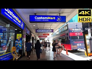 【4K HDR】Walking Tour Auckland City New Zealand!