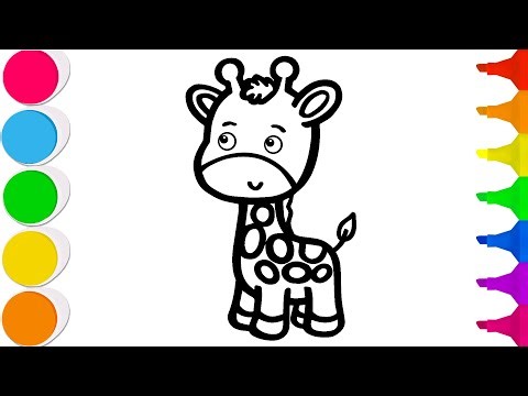 How to Draw a Giraffe | Step by Step Drawing Tutorial