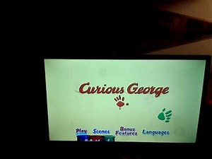 Curious George 2006 DVD menu walkthrough