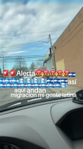 aqui estamos parquiados aqui anda migracion Maryland en las calles biendo aver aquien se lleva cuidado mi gente latina