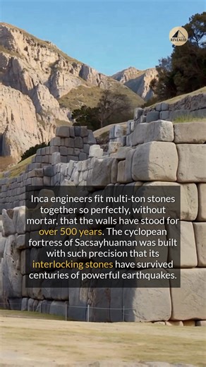 Inca engineers fit multi-ton stones so perfectly the walls have stood for more than 500 years. #history #ancienthistory #archaeology #Inca | Revealed