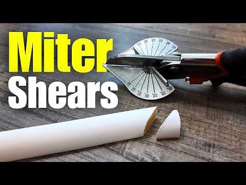 How to Cut Quarter Round Trim Work with Miter Shears! | Gartol