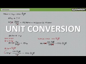 Unit Conversion (Full Lecture)