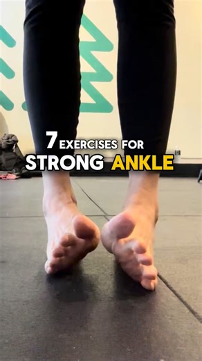 Ai on Instagram: "7 Exercises for Healthy, Strong & Stable Ankles Good ankle mobility and strength are key for walking, jumping, balancing, and reducing the risk of injuries like strains and falls. When your ankles lack control, your knees and hips often compensate — affecting your whole body. Here are my go-to ankle exercises: 1. Ankle Circles 2. Four-Way Walk 3. Full-Range Calf Raises 4. Full-Range Tibia Raises 5. Step-Downs 6. Balance Work 7. Plyos For exercises 3–7, you can regress each one 
