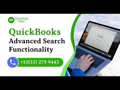 How to Use QuickBooks Advanced Search to Instantly Locate Transactions