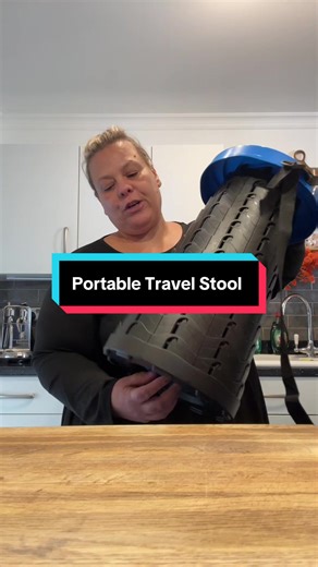 Portable, Foldable Telescopic Stool for Easy Storage Or Travel #foryoudays #telescopicstool #travel #portablestool #tiktokmademebuyit