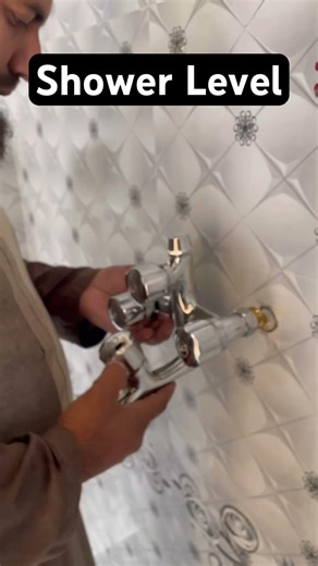 Wall Shower Mixer Fitting | Perfect Level Setting | Pro Plumber Trick