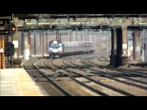 Amtrak, New Jersey Transit, and Septa HD: Railfanning Trenton Transit Center 3/11/14 With ACS-64s