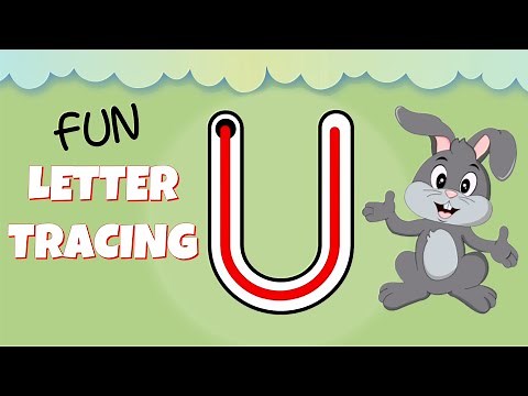 How to Write the Uppercase Letter U - Uppercase Alphabet for Kids
