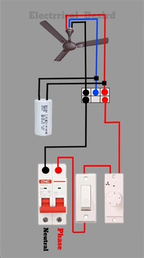 The Shocking Truth About Ceiling Fan Wiring #shorts