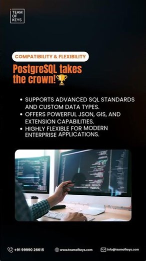 Comparison between PostgreSQL vs MySQL