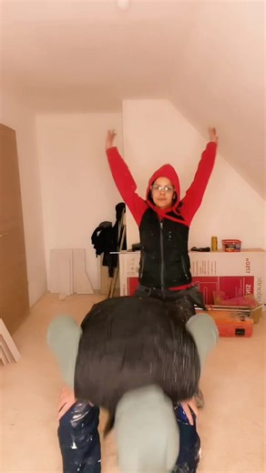 Indoor Renovation Fun: Painting and Playful Moments