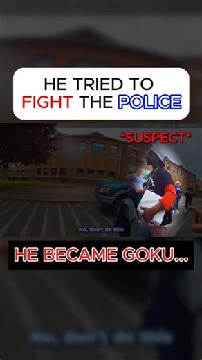 He Really Tried to Go Super Saiyan on the Cops... 🥀💀