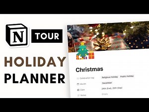 How to plan events, celebrations and parties with Notion? | Template Tour