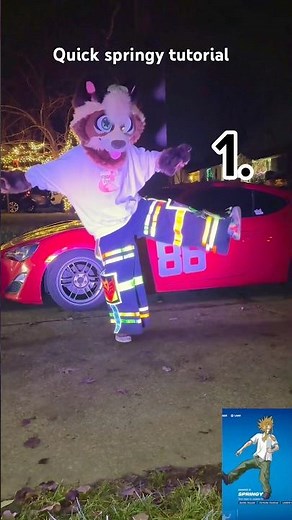 Springy emote tutorial (Jumpstyle) Fortnite #furry furry