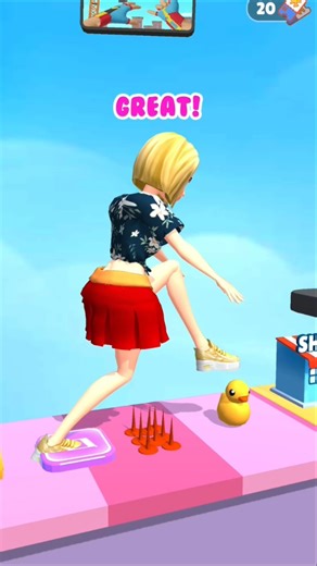 Ducks Toy Tippy Toe Game! Oddly Satisfying and Relaxing ASMR Slicing Short Video #asmr #shorts