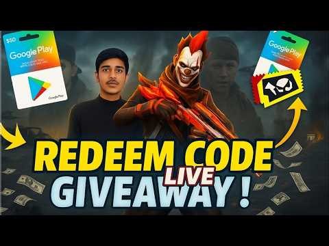FREE FIRE LIVE GIVEAWAY CUSTOM ROOM 😀 FF LIVE GIVEAWAY 😎 #fflive #freefire #shortsfeed