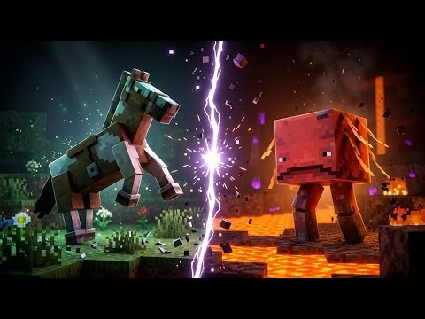 Horse vs Strider 🎤⚡ | Minecraft Rap Battle 2026 | AI Music 🔥