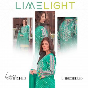 146K views · 10K reactions | Explore our fresh collection of unstitched fabrics, and create bespoke outfits that showcase your unique style. Shop now and start designing your perfect look! | Limelight | Facebook