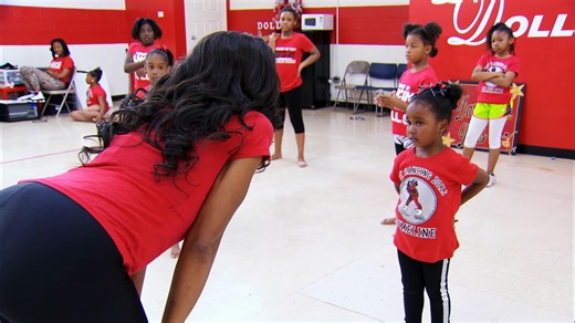 Miss D gives the smallest Baby Doll a pep talk to boost her confidence #bringit | Bring It
