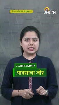 Monsoon Rain: राज्यात आजपासून पावसाचा जोर वाढण्याची चिन्हे | Agrowon