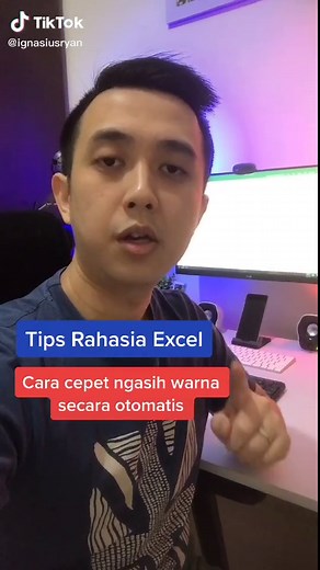 Cara Ngewarnain Kolom Otomatis di Excel