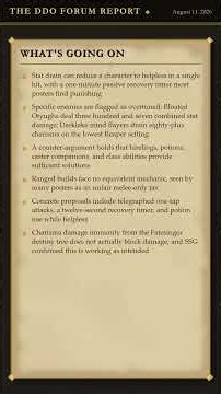 Stat Drain and the Things That Stop You From Playing #ddo #mmorpg