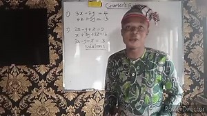 20K views · 1.2K reactions | https://www.youtube.com/c/ESOMNOFUONLINEMATH Cramer's rule of solving simultaneous equations using matrix Kindly subscribe to my YouTube channel with the link above to enjoy over 150 maths videos. It is free. | Esomnofu Online MATH | Facebook