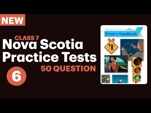 Nova Scotia Class 7 Practice Test | Part 6 | NSKnowledgeTest #NSWrittenTest #NSClass7LearnerTest