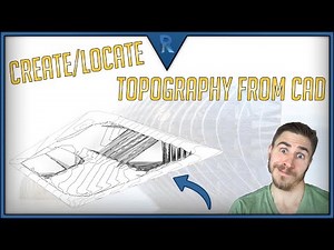 Create/Locate Topography with CAD File | Revit
