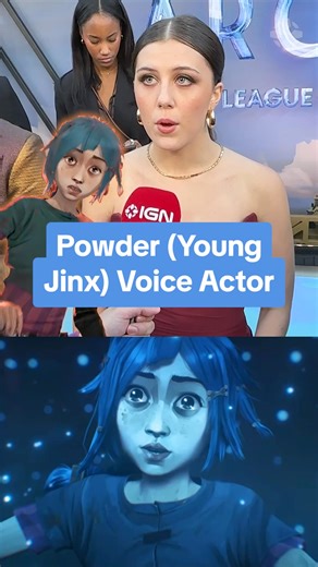 We caught up with Mia Sinclair Jenness aka POWDER from Arcane! #netflix #arcane #powder #jinx #voiceacting #miasinclairjenness #vo #voiceactor #leagueoflegends #lol #ign #interview #celebrity #redcarpet #premiere #tv #series #animated #animation | IGN