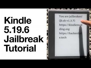 Kindle Jailbreak Vera Tutorial, plus KOreader, works on 5.19.6 except Scribe 2025