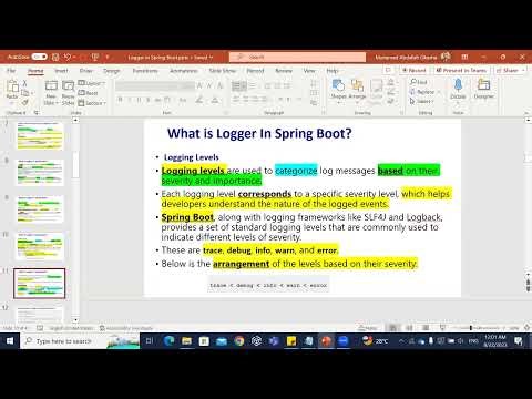 Lec34-Logger In Spring Boot