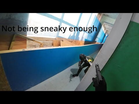 J2 trying to get sneaky at Level 2 airsoft