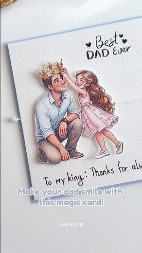 The perfect way to thank Dad 👨🏻 #fathersdaygift #handmadecard #papercraft#fathersdaycard