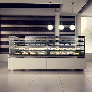 [Hot Item] Coffee Shop Fridge Marble Cake Showcase