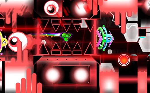 【几何冲刺】（EXD）小时候看这集吓哭了｜内脏“Innards”100%