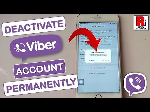 DEACTIVATE / DELETE VIBER ACCOUNT PERMANENTLY IN iPhone