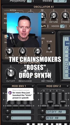 Creating The Chainsmokers 'Roses' Drop Synth Tutorial with Synth Presets