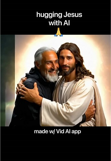 Experience the Jesus Hug Filter Effect