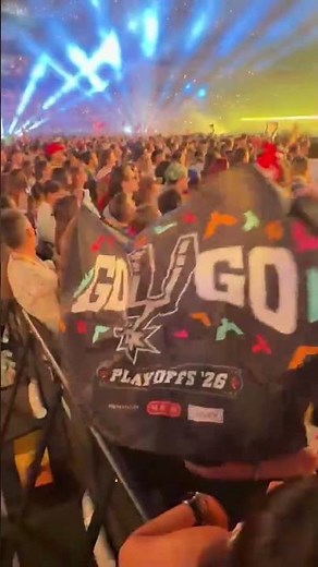 Supporting the Spurs at Bad Bunny DtMF in Lisboa, Portugal